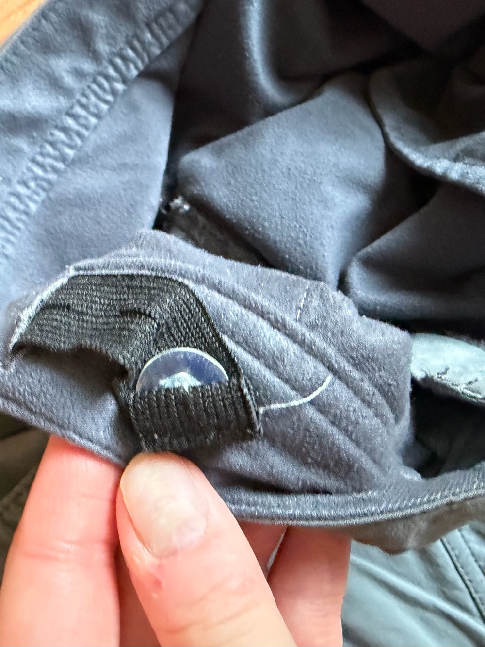 L.L.Bean Fleece Lined Pants Women’s Size 8 Gray Adjustable Waist Outdoor Hiking - Picture 6 of 7